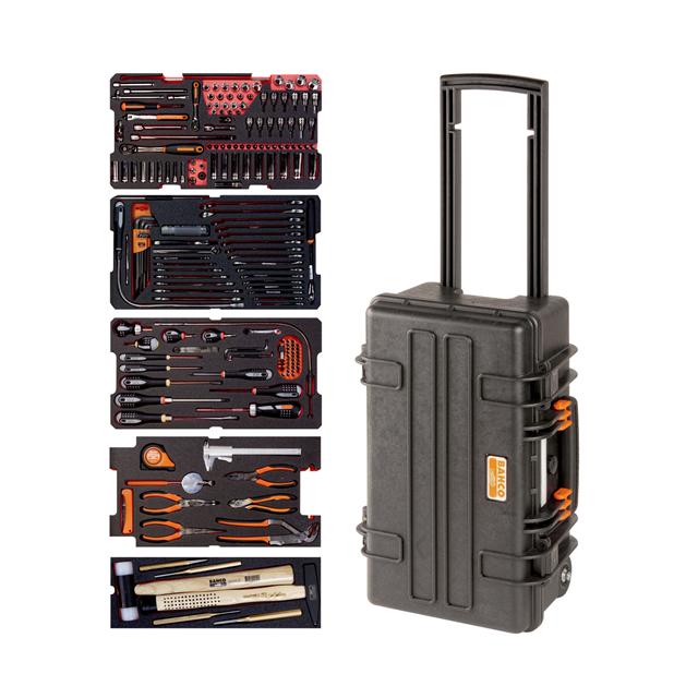 Bahco 194pc Heavy Duty Rigid Case General Purpose Pro Tool Kit 4750RCHDW01FF3