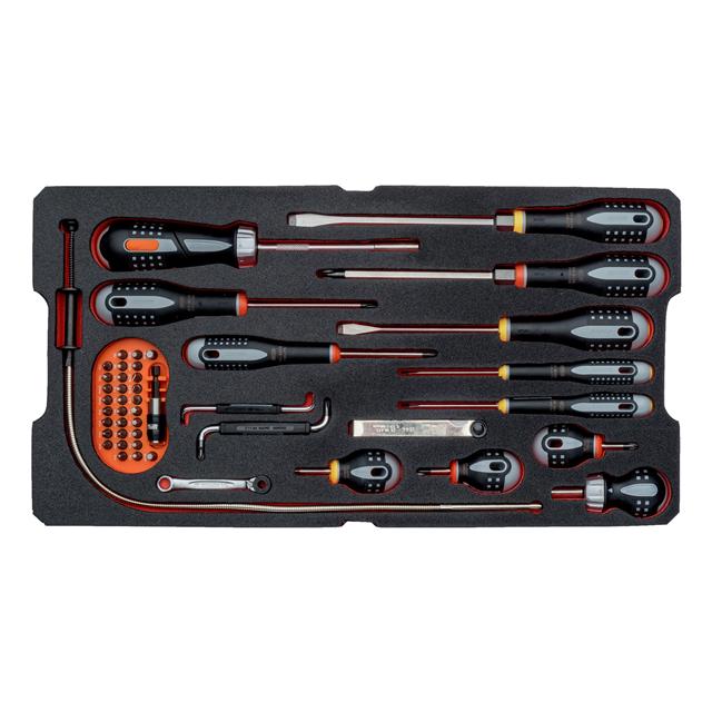 Bahco 194pc Heavy Duty Rigid Case General Purpose Pro Tool Kit 4750RCHDW01FF3