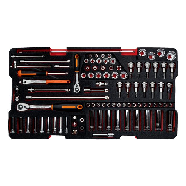 Bahco 194pc Heavy Duty Rigid Case General Purpose Pro Tool Kit 4750RCHDW01FF3