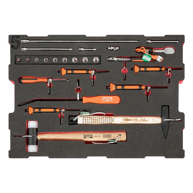 Bahco 114pc Heavy Duty Rigid Case Professional Windmill Tool Kit 4750RCHDW02FF