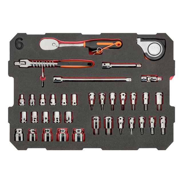 Bahco 114pc Heavy Duty Rigid Case Professional Windmill Tool Kit 4750RCHDW02FF