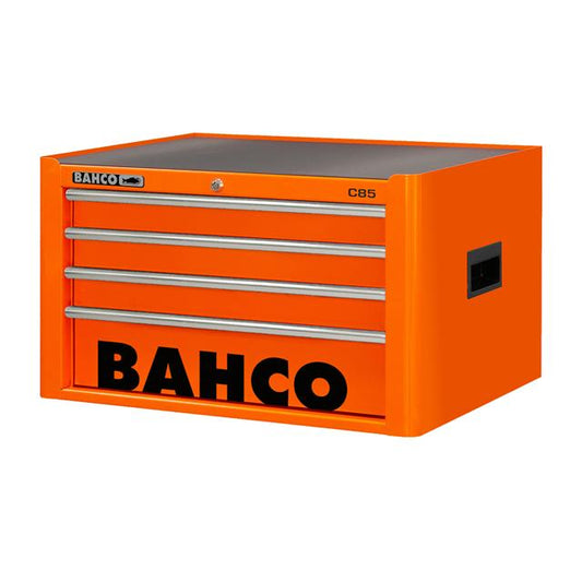 Bahco 4 Drawer Orange Top Tool Chest Storage Cabinet 26" C85 Classic 1485K4