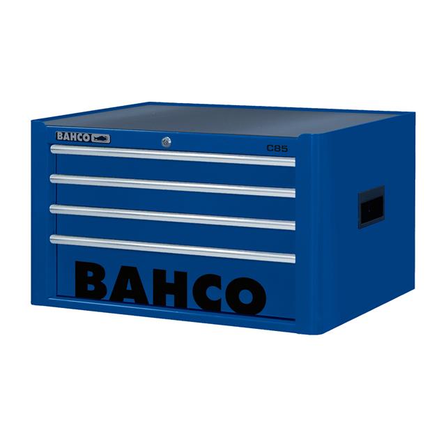 Bahco 4 Drawer Blue Top Tool Chest Storage Cabinet 26" C85 Classic 1485K4BLUE