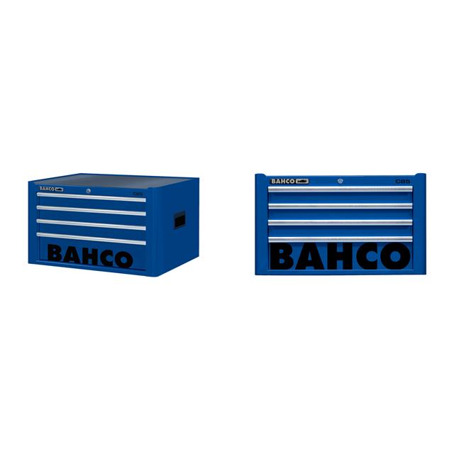 Bahco 4 Drawer Blue Top Tool Chest Storage Cabinet 26" C85 Classic 1485K4BLUE