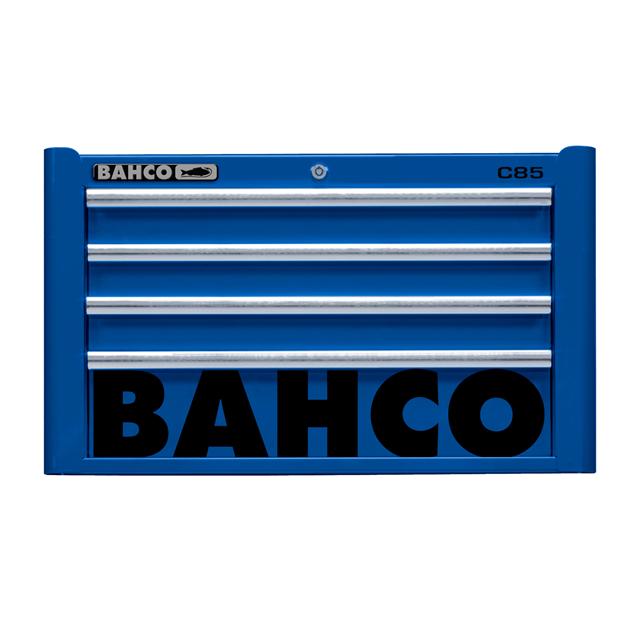 Bahco 4 Drawer Blue Top Tool Chest Storage Cabinet 26" C85 Classic 1485K4BLUE
