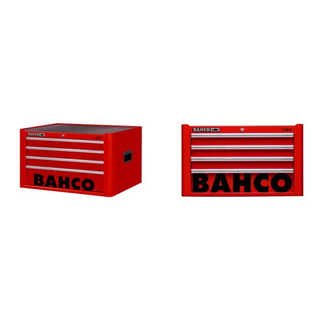 Bahco 4 Drawer Red Top Tool Chest Storage Cabinet 26" C85 Classic 1485K4RED
