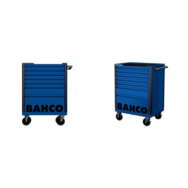 Bahco 7 Drawer Blue Tool Box Trolley Workshop Roller Cabinet 26" E72 Storage Hub 1472K7BLUE
