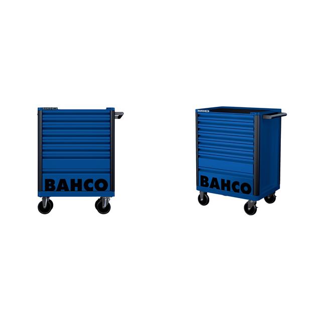 Bahco 8 Drawer Blue Tool Box Trolley Workshop Roller Cabinet 26" E72 Storage Hub 1472K8BLUE