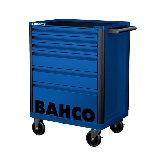 Bahco 6 Drawer Red Tool Box Trolley Workshop Roller Cabinet 26" E72 Storage Hub 1472K6RED