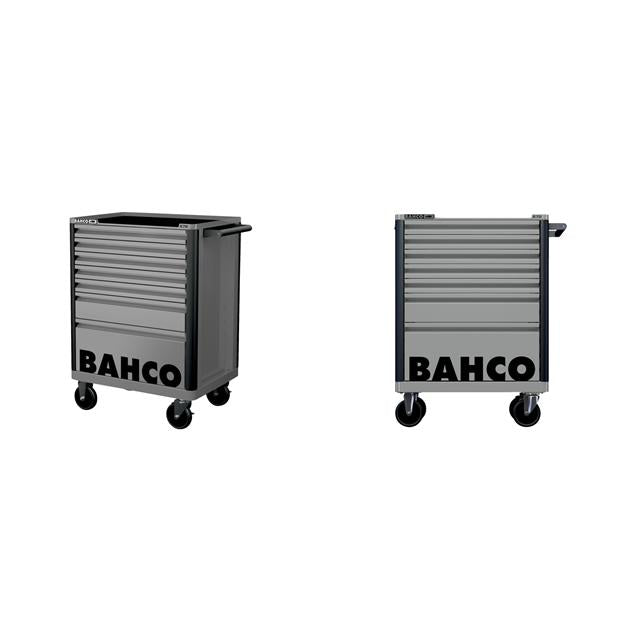 Bahco 7 Drawer Grey Tool Box Trolley Workshop Roller Cabinet 26" E72 Storage Hub 1472K7Grey