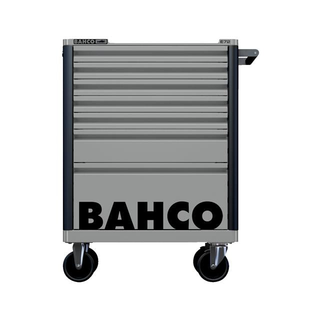 Bahco 7 Drawer Grey Tool Box Trolley Workshop Roller Cabinet 26" E72 Storage Hub 1472K7Grey