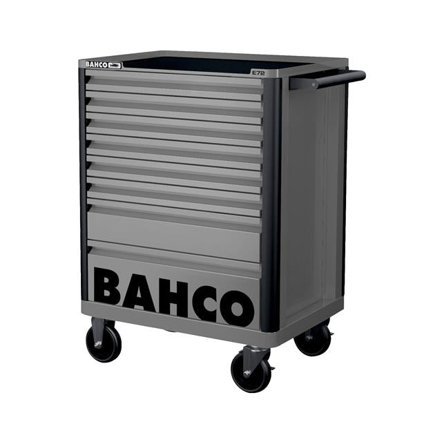 Bahco 8 Drawer Grey Tool Box Trolley Workshop Roller Cabinet 26" E72 Storage Hub 1472K8GREY