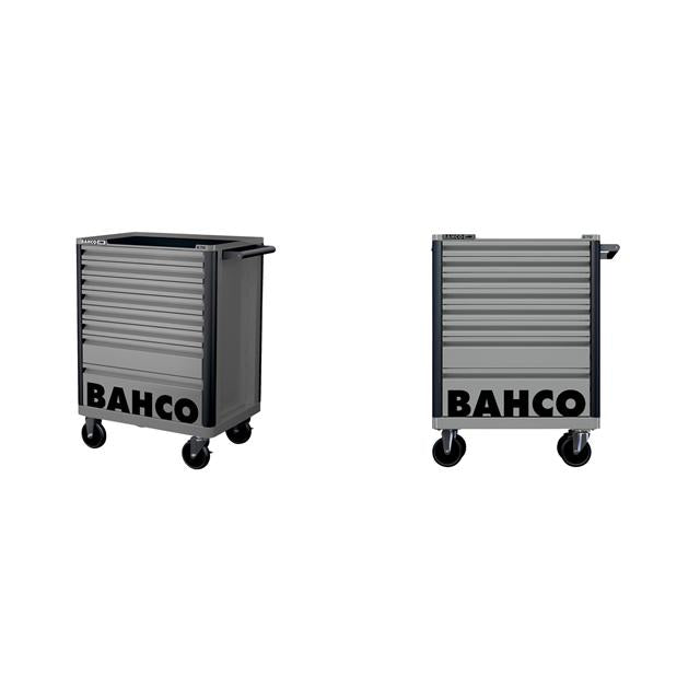 Bahco 8 Drawer Grey Tool Box Trolley Workshop Roller Cabinet 26" E72 Storage Hub 1472K8GREY