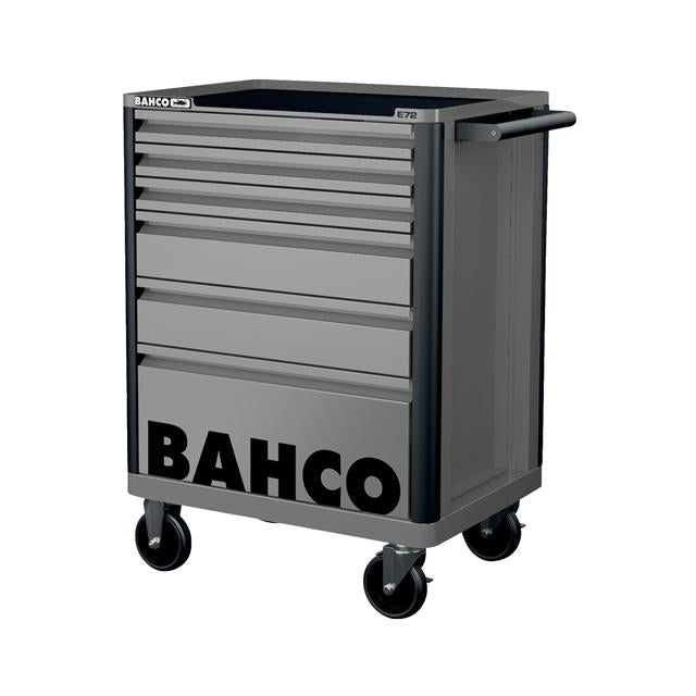 Bahco 6 Drawer Grey Tool Box Trolley Workshop Roller Cabinet 26" E72 Storage Hub 1472K6GREY