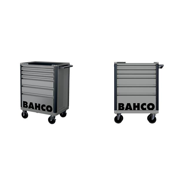 Bahco 6 Drawer Grey Tool Box Trolley Workshop Roller Cabinet 26" E72 Storage Hub 1472K6GREY