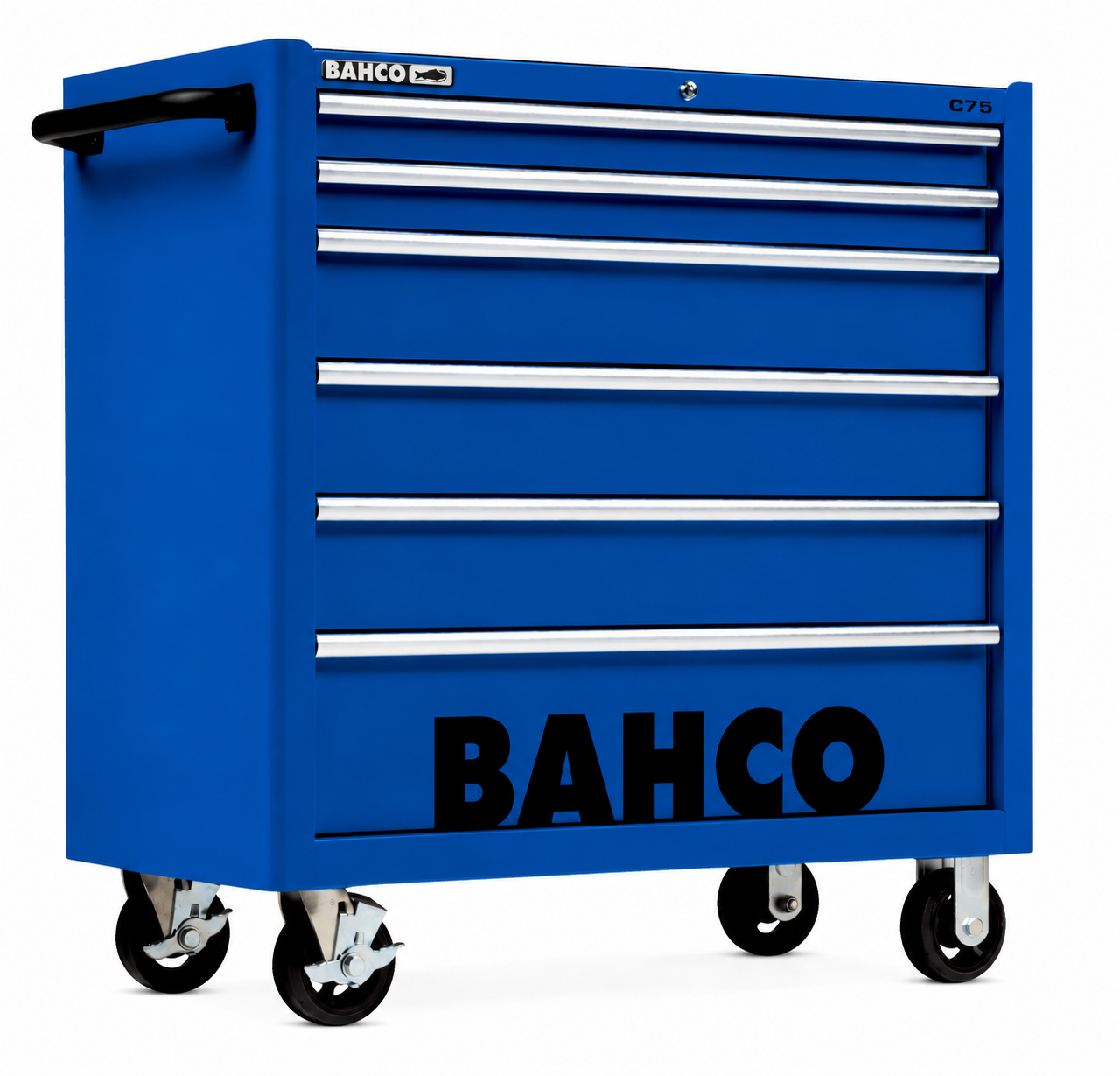 Bahco 40" Blue Tool Trolley Roll Cab 6 Drawer C75 Pro Workstation 1475KXL6BLUE