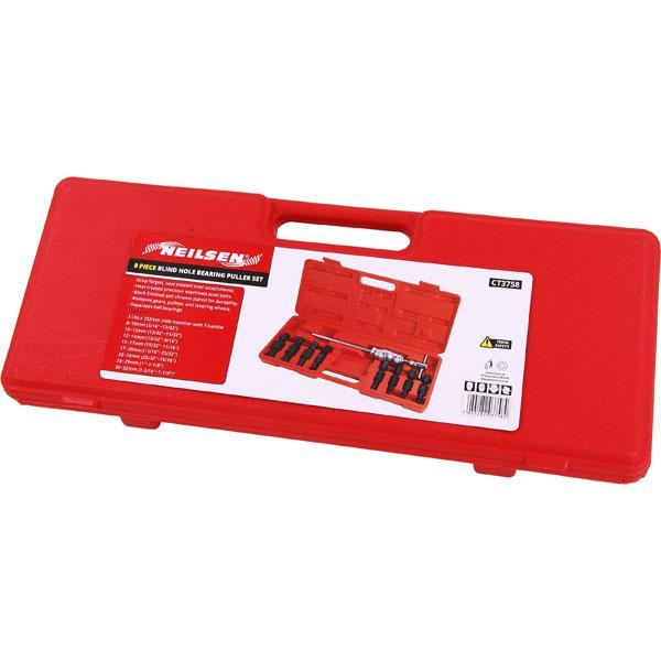Blind Hole Bearing Puller Set Remover 8-32mm 9pc Neilsen CT3758