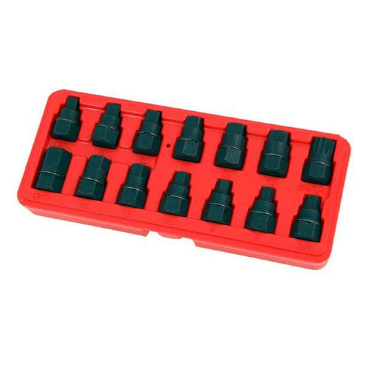 Master Oil Drain Plug Key Set 14pc Neilsen CT4020