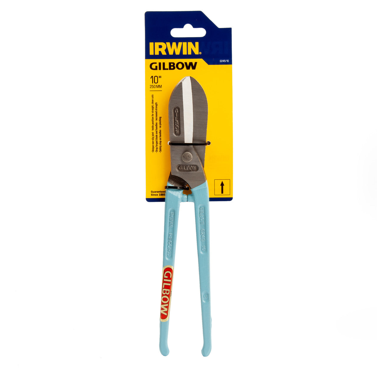 Irwin G245/10 Gilbow General Purpose Straight Tin Snips 10 Inch / 250mm