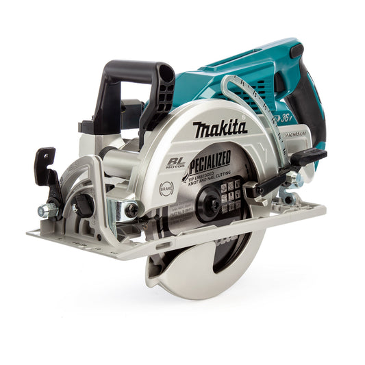 Makita LXT 185mm Brushless Circular Saw Body Only Soft Start DRS780Z 36V