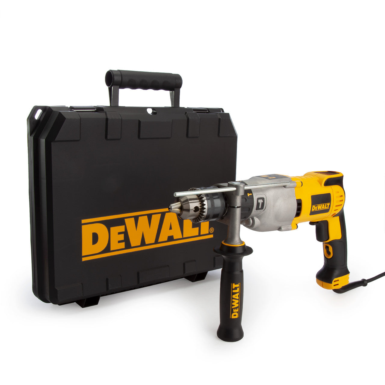 Dewalt Diamond Drill 1300W 240V 16mm Chuck Carrying Case & Side Handle D21570K