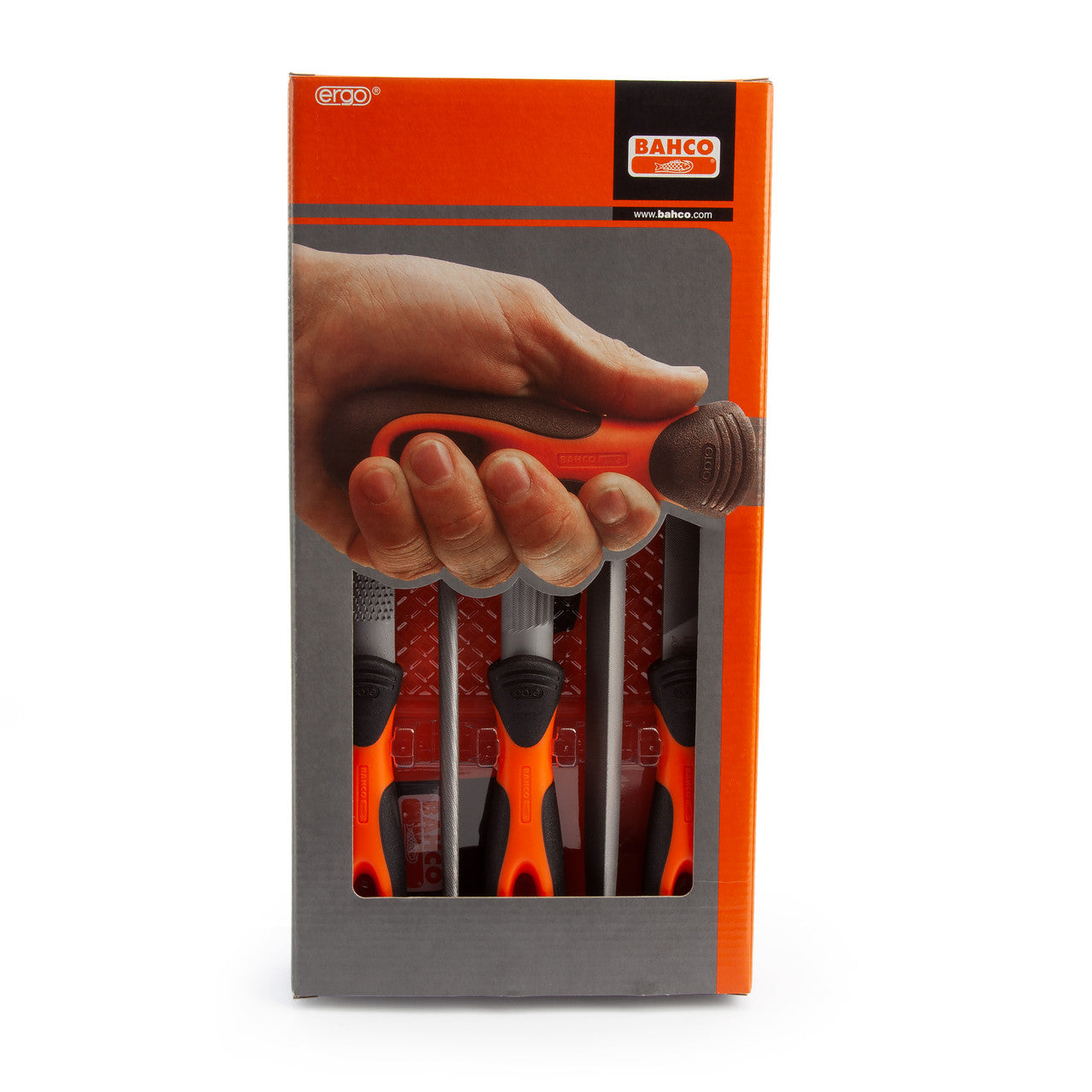 Bahco 1-477-08-2-2 Ergo Assorted Engineers File Set 200mm (5 Piece)