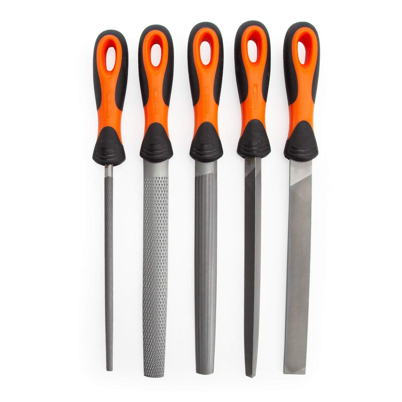 Bahco 1-477-08-2-2 Ergo Assorted Engineers File Set 200mm (5 Piece)