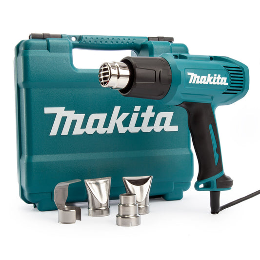 Makita Heat Gun Kit 1600W 2 Speed Temp 350 - 500ºC 240V HG5030K