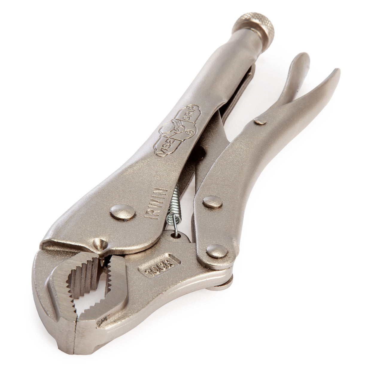 Irwin Vise Grip Curved Jaw Locking Pliers 250mm Clamping Capacity 48mm 10508017