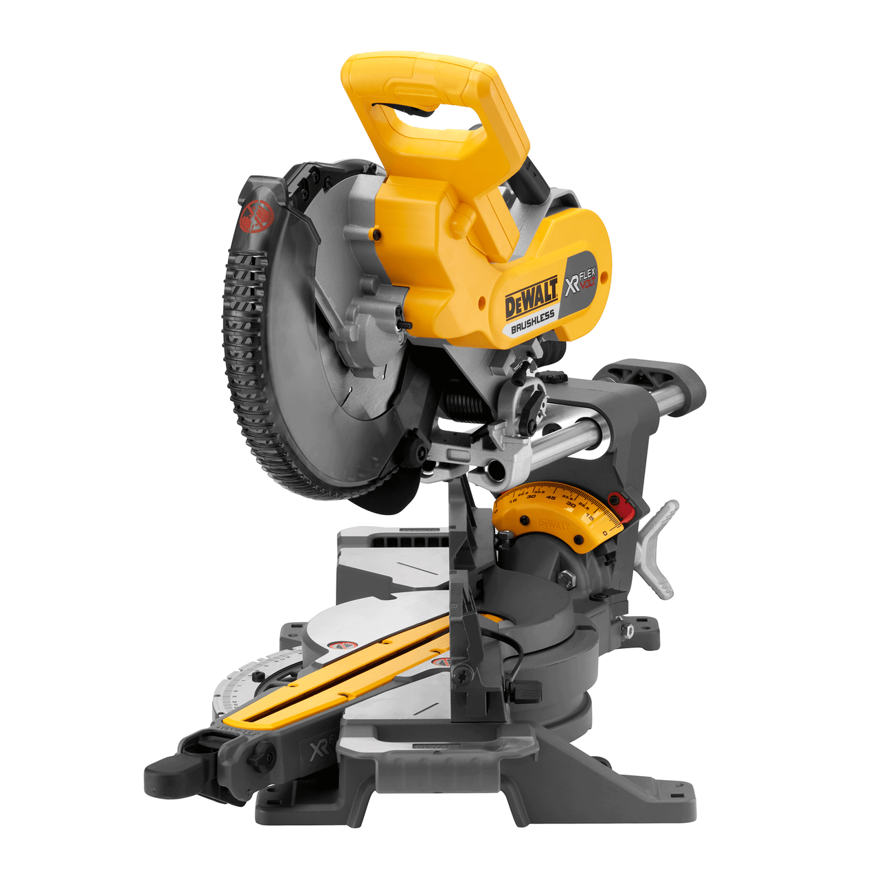 Dewalt 54V XR FlexVolt 250mm Sliding Mitre Saw 2 x 6.0Ah Batteries DCS727T2