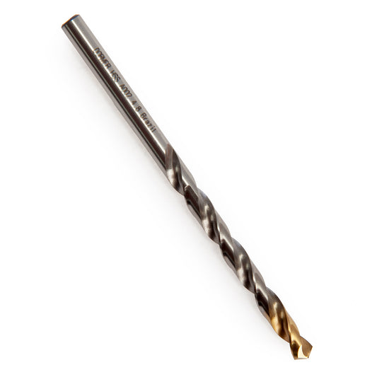 Dormer HSS TiN Coated Tip Jobber Drill Bits 4.8mm Box Of 10 A002