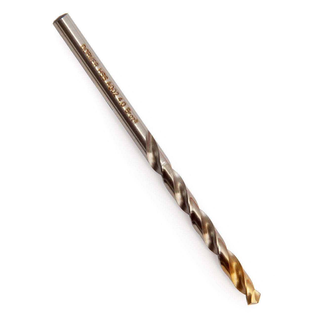 Dormer HSS TiN Coated Tip Jobber Drill Bits 4mm Box Of 10 A002