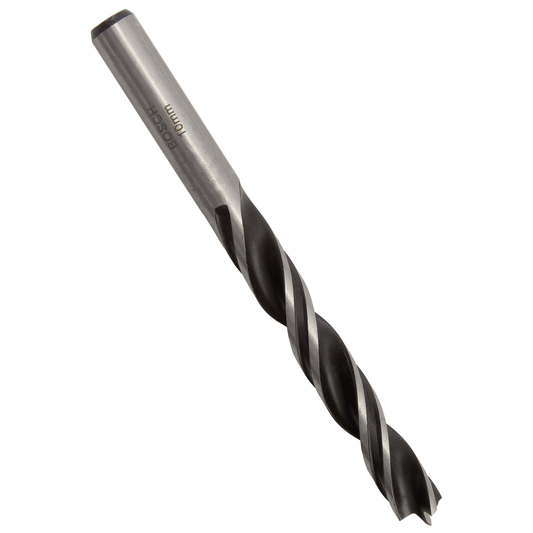 Bosch Brad Point Wood Drill Bit 10 x 120mm Centring Tip Two Flutes 2608596307
