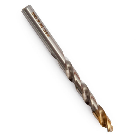 Dormer HSS TiN Coated Tip Jobber Drill Bits 10mm Box Of 10 A002