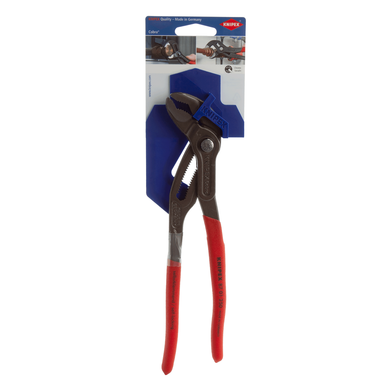 Knipex Cobra Hightech Water Pump Pliers 250mm 8701250SB