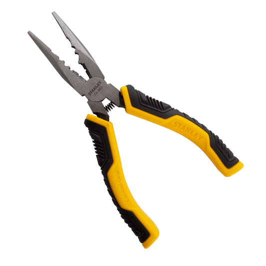 Stanley ControlGrip Long Nose Pliers 150mm Gripping Bending Cutting STHT0-74363