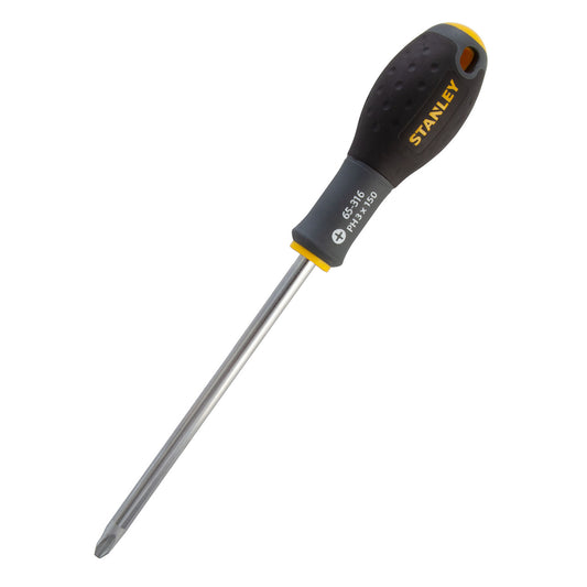 Stanley FatMax Screwdriver Phillips PH3 x 150mm Soft Grip Handle 0-65-316