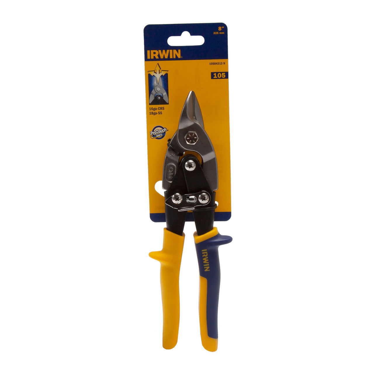 Irwin 10504313N Bulldog Aviation Snips 6 Inch / 225mm