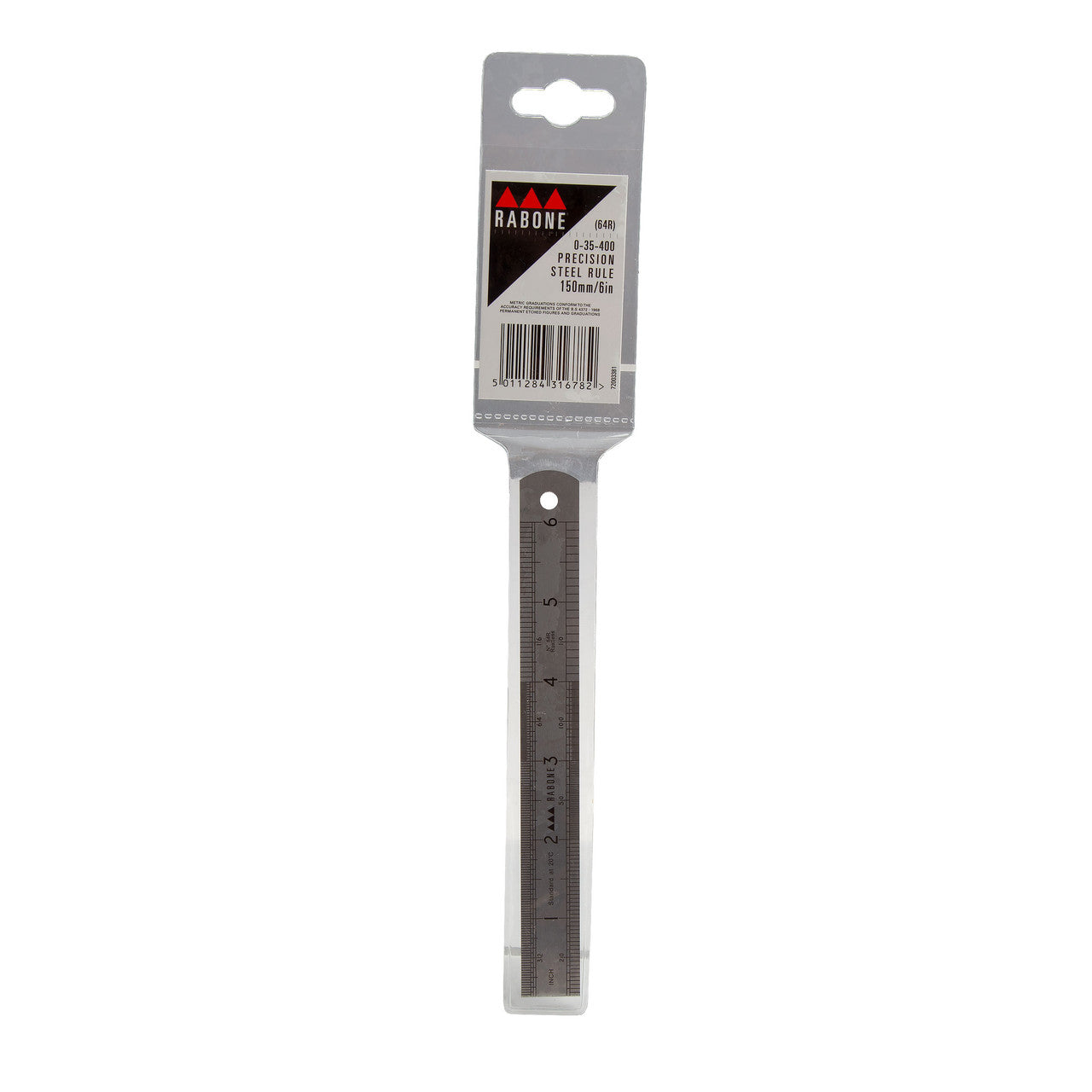 Stanley 0-35-400 Rabone Rustless Steel Rule 19mm x 150mm