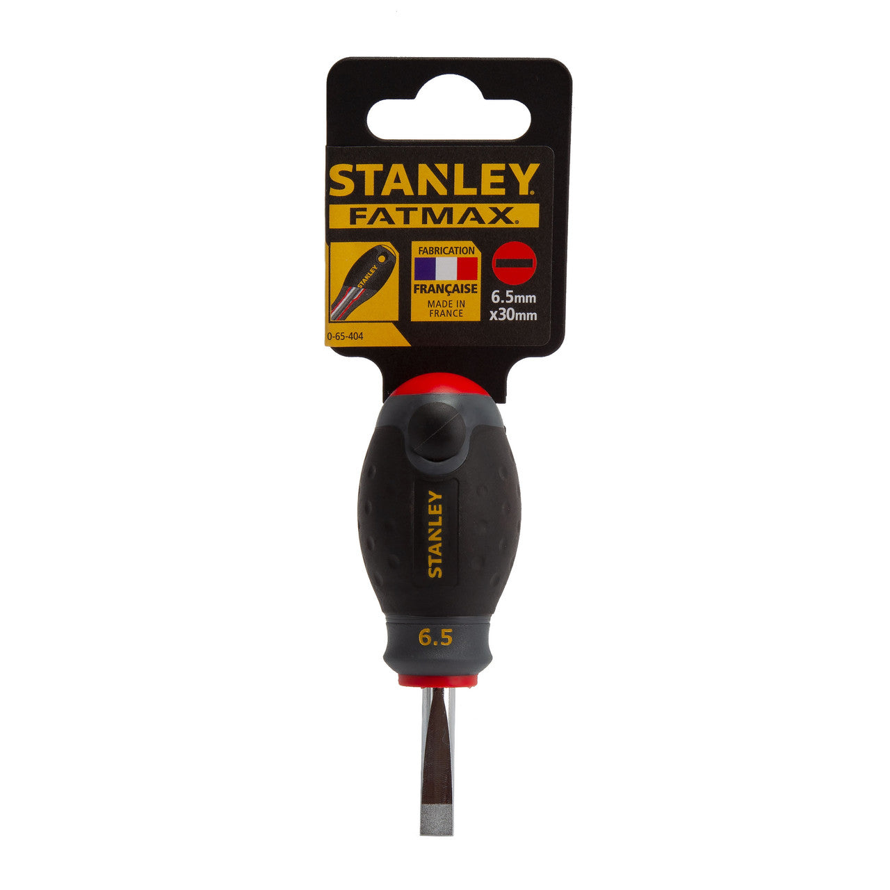 Stanley 0-65-404 FatMax Stubby Parallel Screwdriver 6.5mm x 30mm