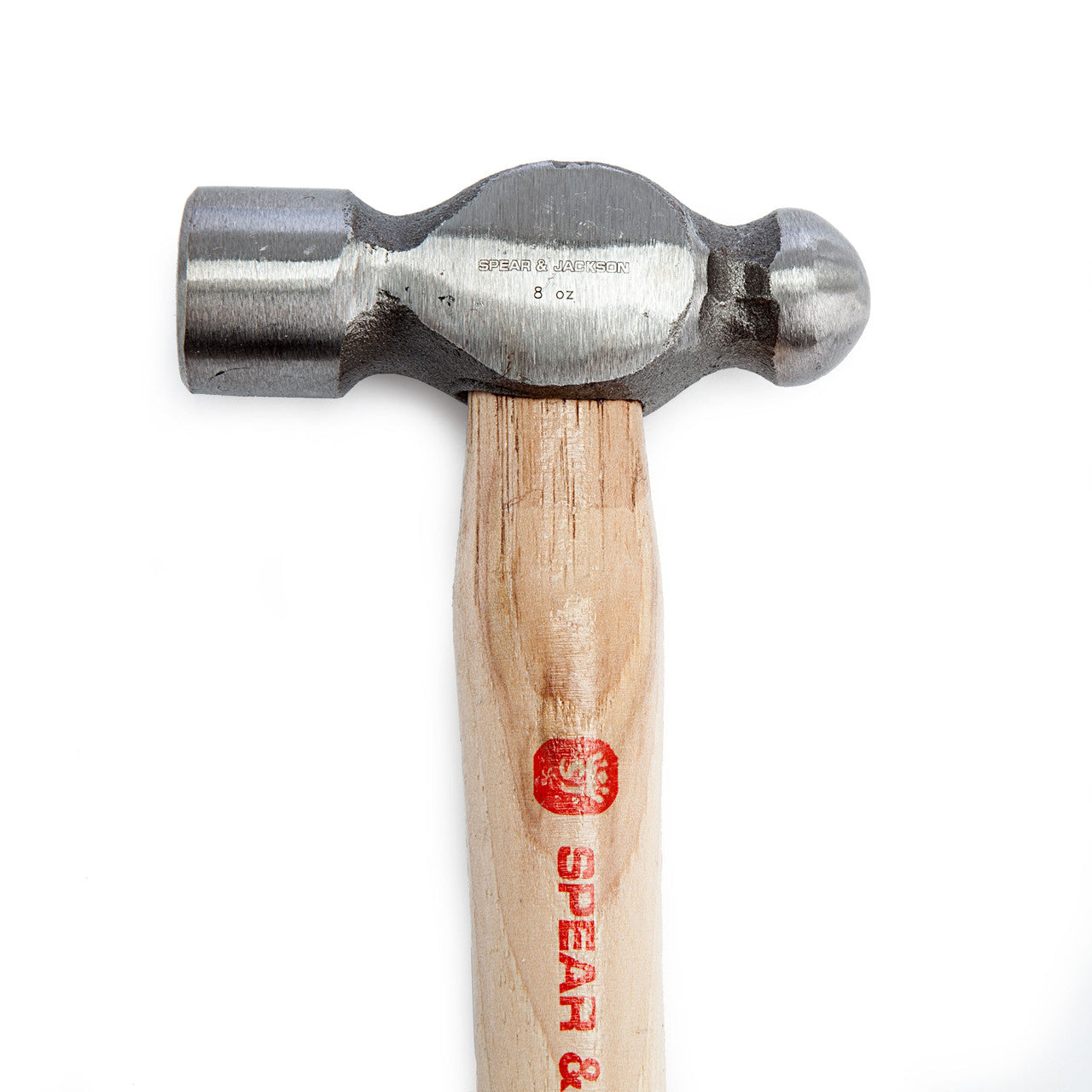 Spear & Jackson Engineers Ball Pein Hammer 8oz Hickory Shaft SJ-BPH8