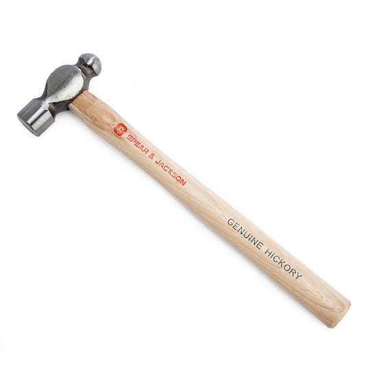 Spear & Jackson Engineers Ball Pein Hammer 8oz Hickory Shaft SJ-BPH8