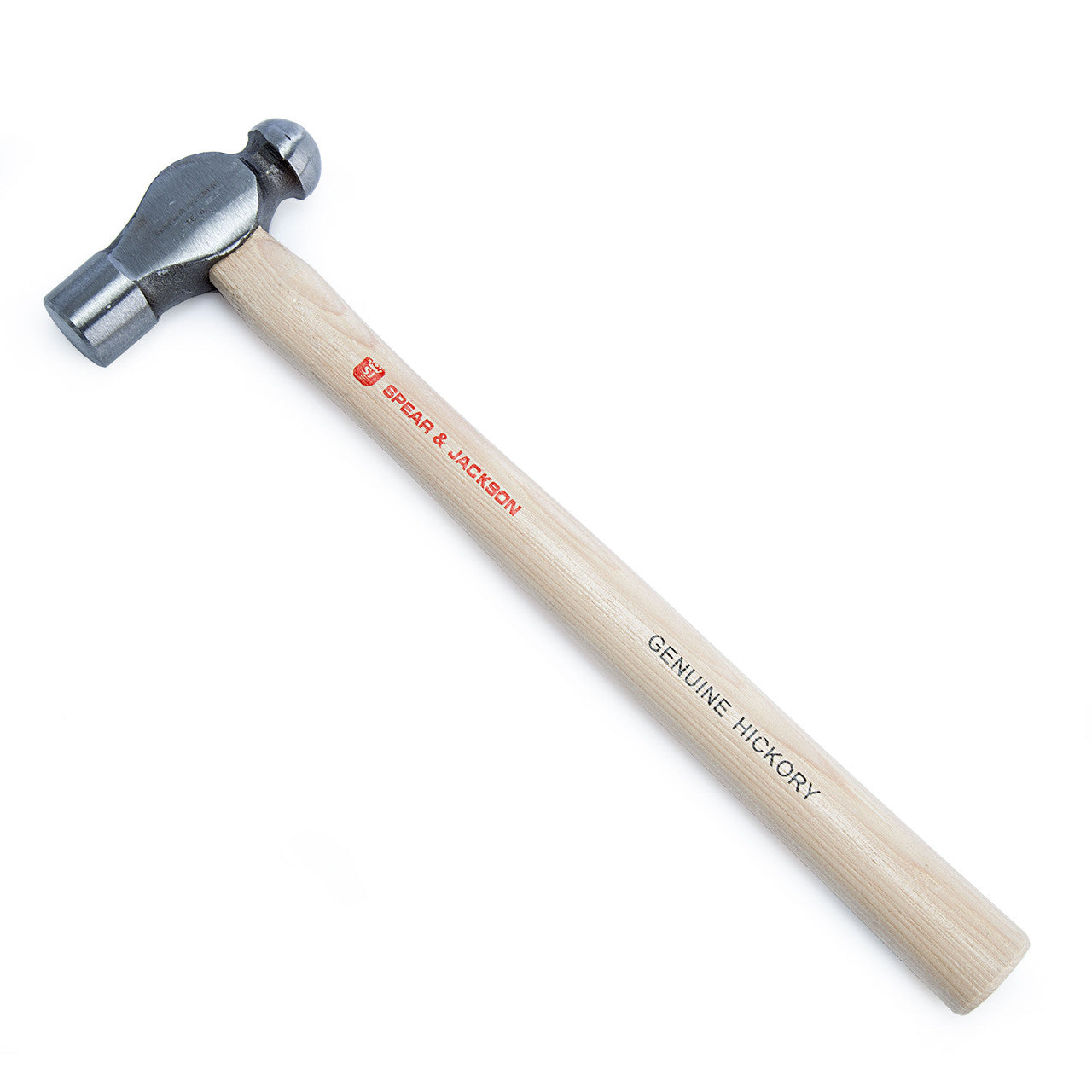 Spear & Jackson Engineers Ball Pein Hammer Hickory Shaft 16oz SJ-BPH16