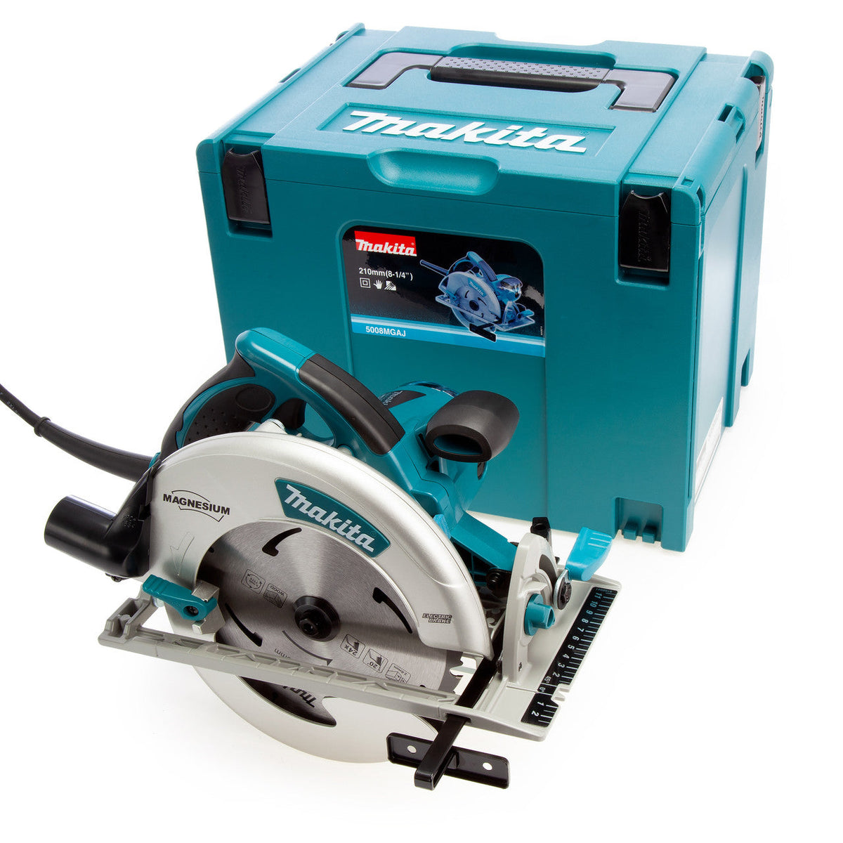 Makita 210mm Circular Saw in MakPac Case 110V 1,570W speed 5,200rpm 5008MGAJ