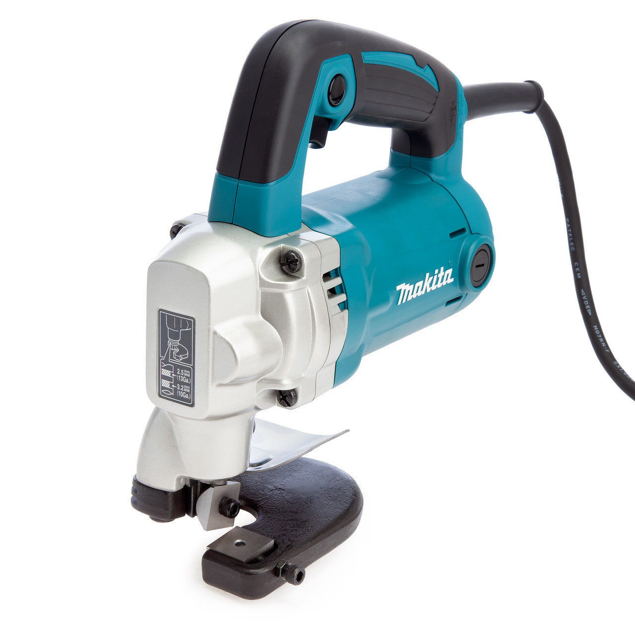 MakitaJ Shear 3.2mm in Makpac Case 240V 710W Steel Stainless & Aluminium JS3201J