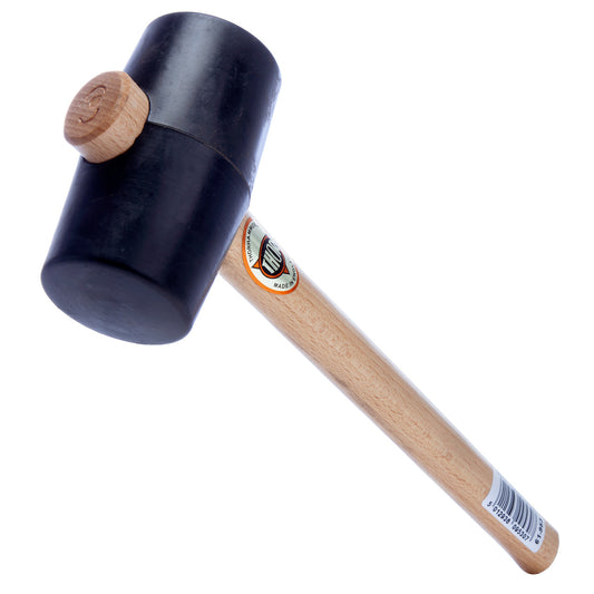 Thor Black Rubber Mallet 64mm 550g Length 340mm Wood Handle 61-953