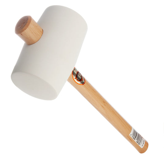 Thor White Rubber Mallet 90mm 1450g Length 380mm Wood Handle 61-957W