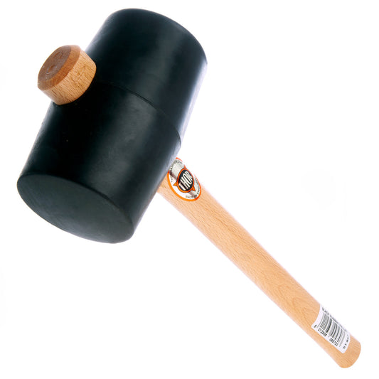 Thor Black Rubber Mallet 90mm 1200g Length 380mm Wood Handle 61-957