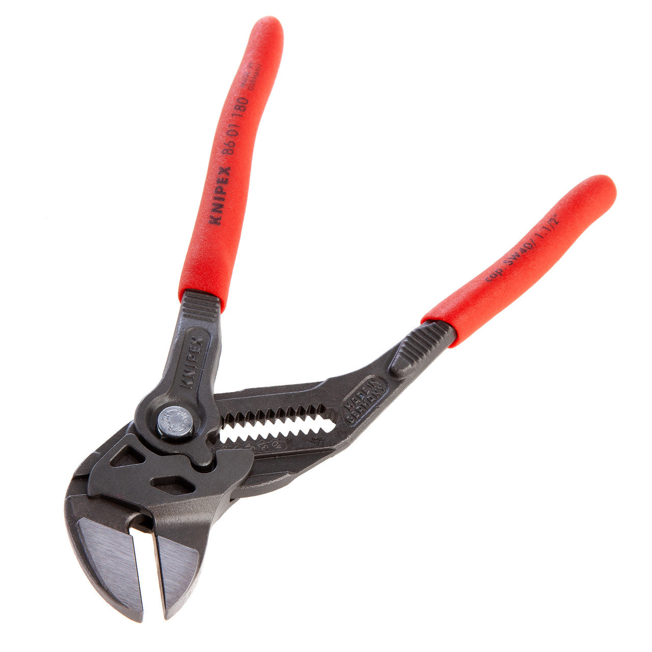 Knipex Plier Wrench Multi Tool 180mm For Nuts Tile work Cable Ties etc 8601180SB