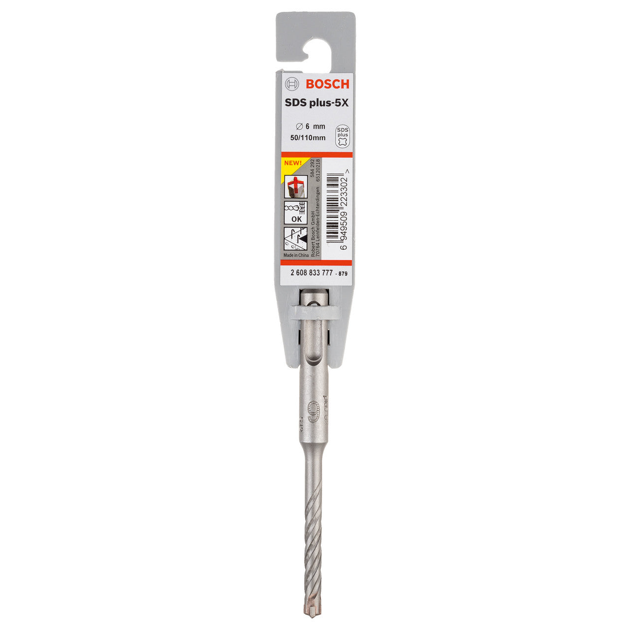 Bosch 2608833777 SDS+ 5X Masonry Drill Bit 6 × 50 × 110mm